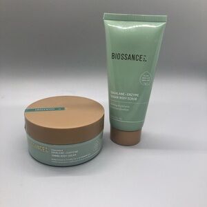 Squalane + Sugar Enzyme Body Scrub and Squalane + Caffeine Toning Body Cream
